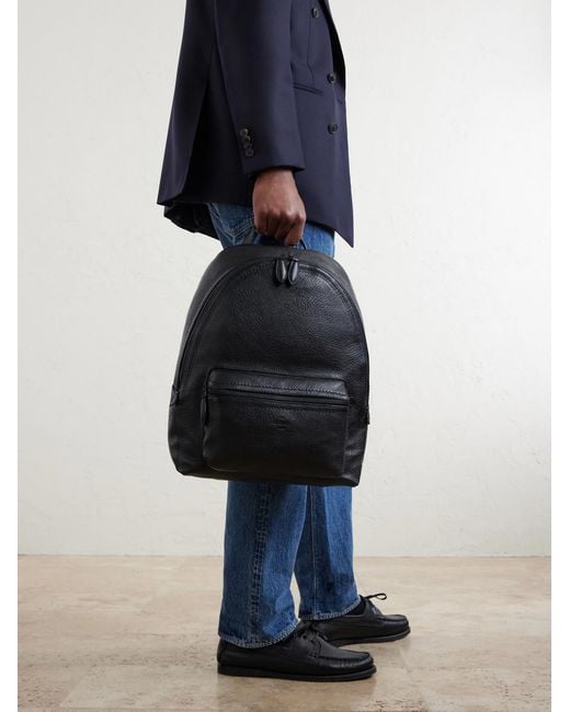 Berluti Black Time Off Full-grained Leather Backpack for men