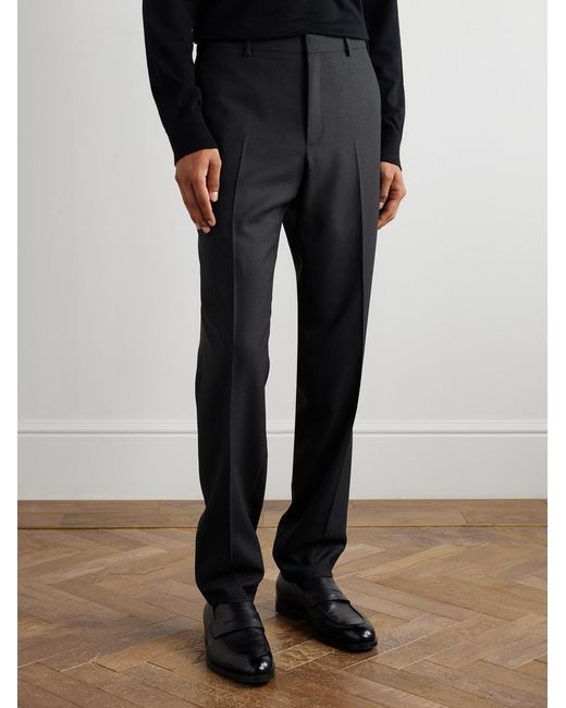 Brioni Blue Straight-leg Wool Suit Trousers for men
