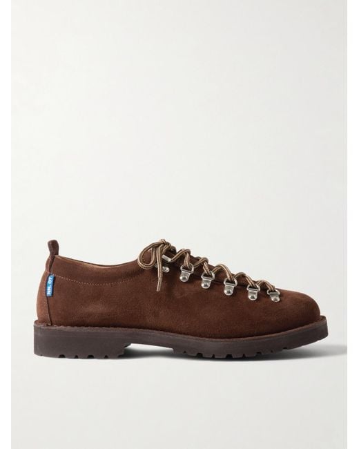 NN07 Brown Fracap M121 Suede Hiking Boots for men