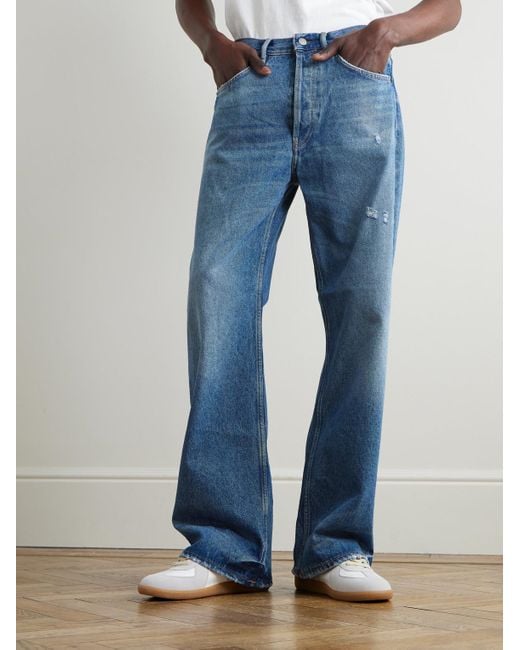 Jeans A Gamba Dritta 2021M di Acne in Blue da Uomo