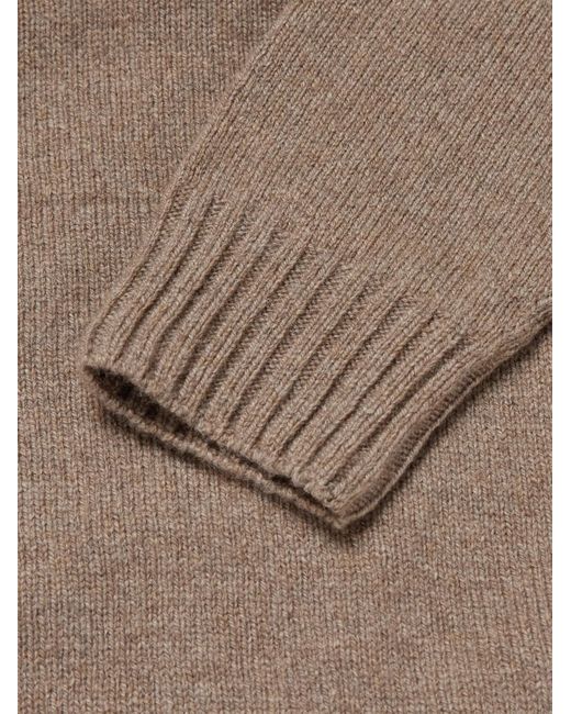 John Smedley Natural Rockford Shawl-collar Recycled-cashmere And Merino Wool-blend Cardigan for men