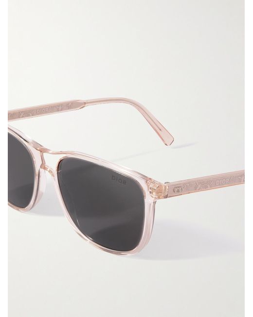 Dior Gray Indior S3i Square-frame Acetate Sunglasses for men