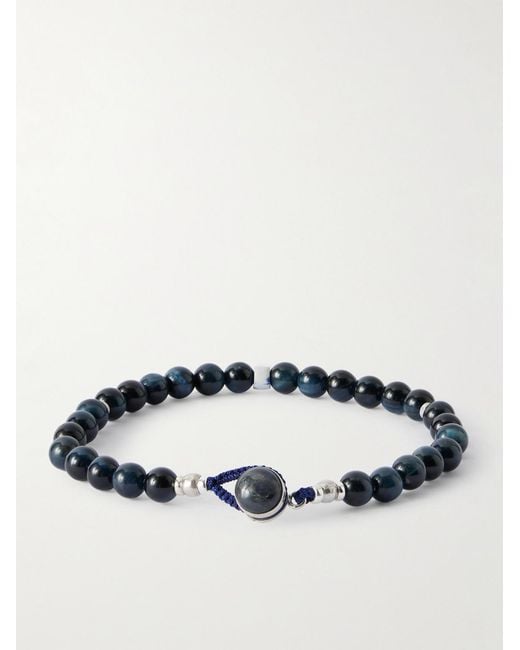 Mikia Metallic Circle 8 Sterling Silver for men