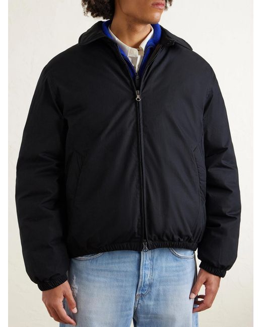 Our Legacy Blue Avenue Padded Cotton-blend Shell Bomber Jacket for men