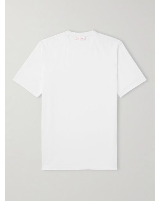Orlebar Brown White Deckard Cotton-Jersey T-Shirt for men