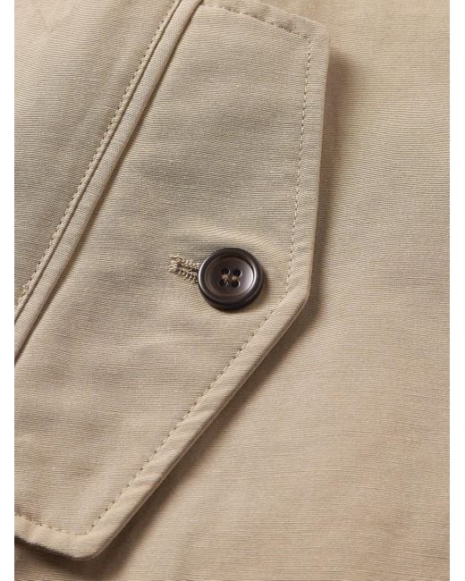 FRIZMWORKS Natural Buddy Cropped Cotton-Blend Twill Harrington Jacket for men
