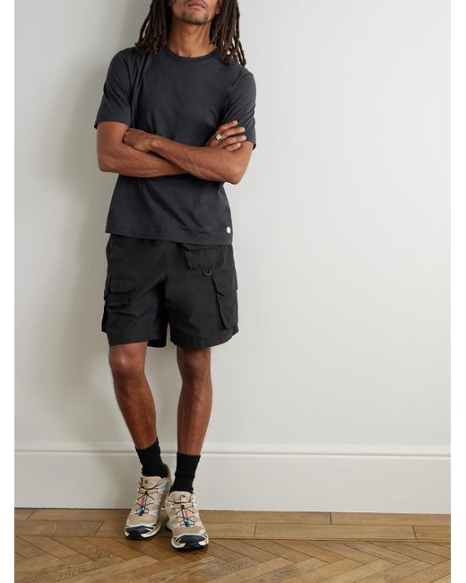 Shorts Cargo A Gamba Dritta di FRIZMWORKS in Black da Uomo