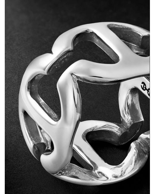 Hoorsenbuhs Black Sterling Silver Ring for men