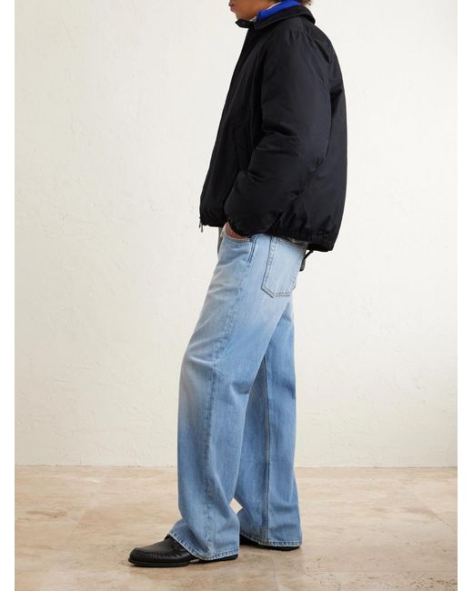 Our Legacy Blue Avenue Padded Cotton-blend Shell Bomber Jacket for men