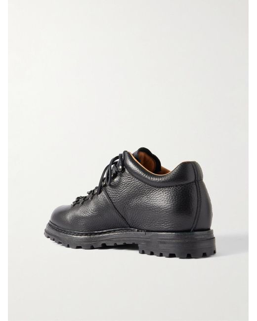 Officine Creative Black Artik 004 Full-Grain Leather Boots for men