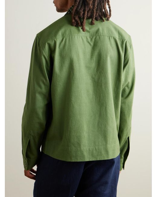 Overshirt di Kardo in Green da Uomo