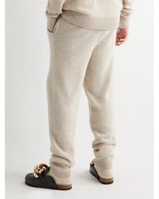 The Elder Statesman Natural Cashmere Sweatpants for men