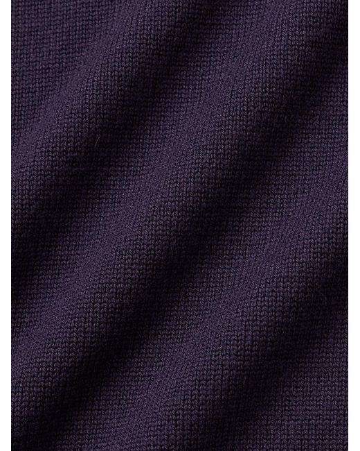 Bode Blue Juniper Merino Wool Sweater for men