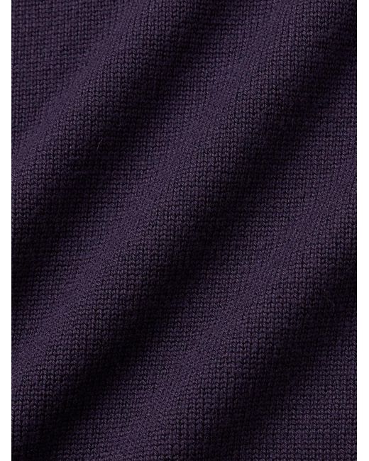 Bode Blue Juniper Merino Wool Sweater for men