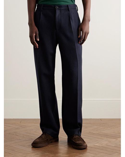 Pantaloni di Portuguese Flannel in Blue da Uomo