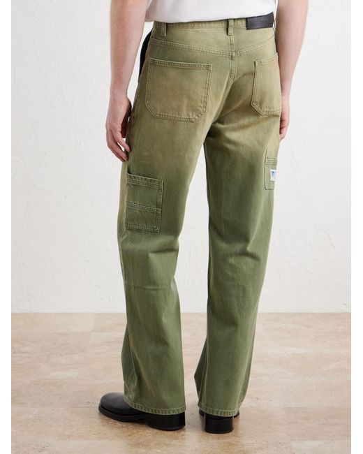 NAHMIAS Green Gardener Utility Wide-leg Drawstring Jeans for men
