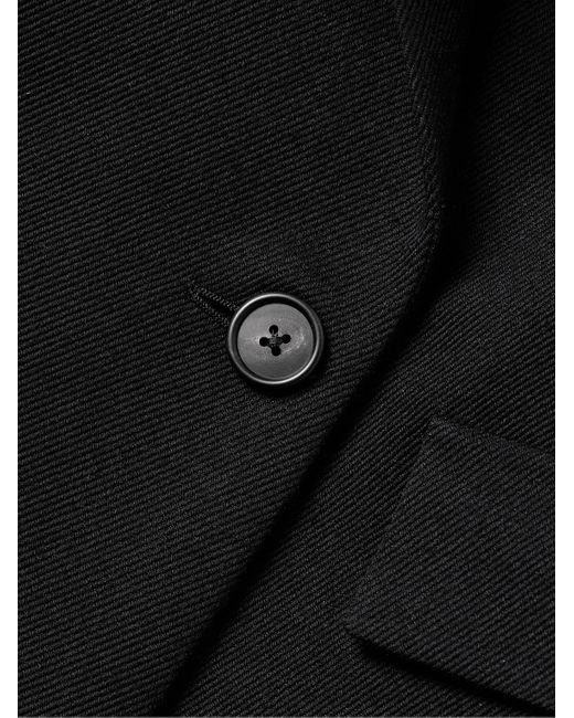 Cappotto Doppiopetto di The Row in Black da Uomo