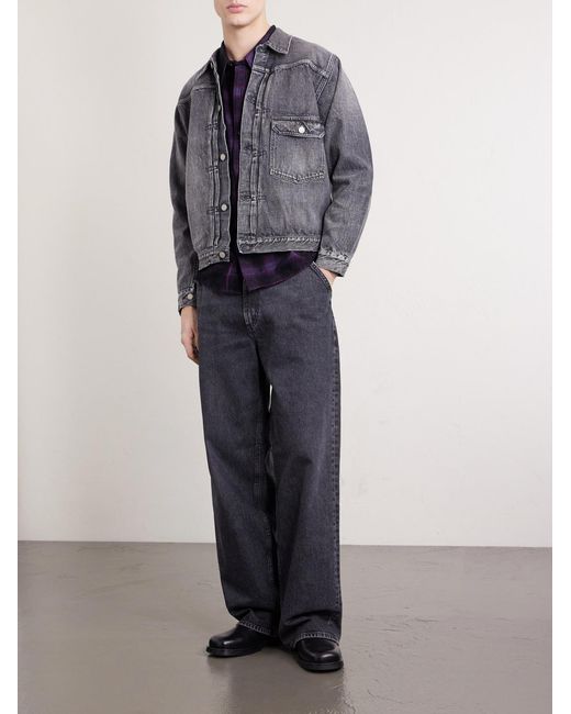 Fullcount Gray Type 1 Dartford Selvedge Denim Jacket for men