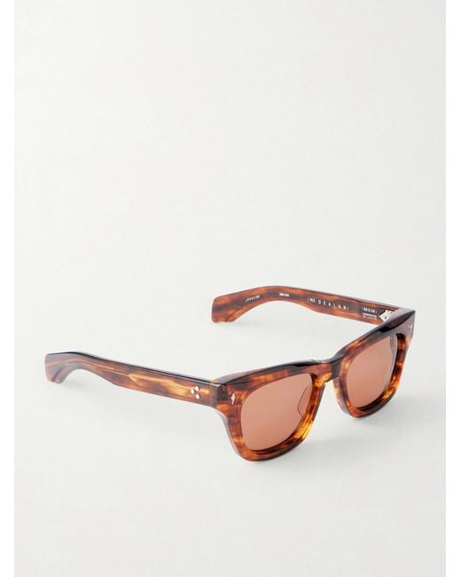 Jacques Marie Mage Brown Dealan Square-frame Acetate Sunglasses for men
