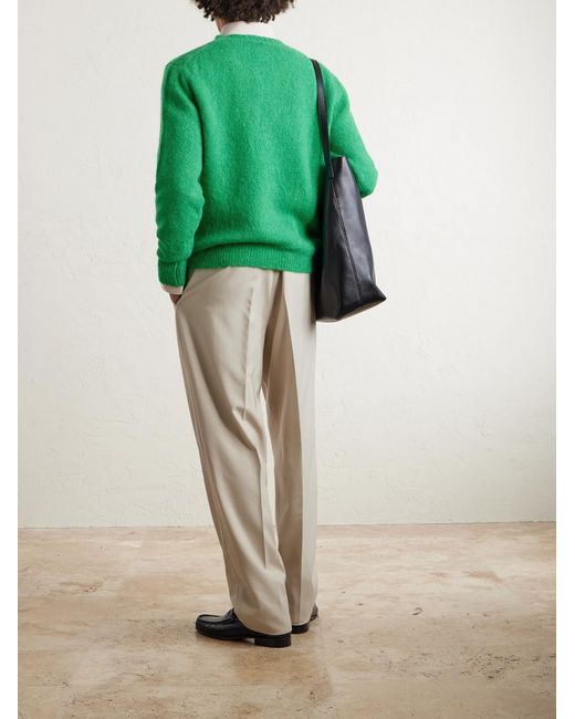 Tom Ford Green Alpaca-Blend Sweater for men
