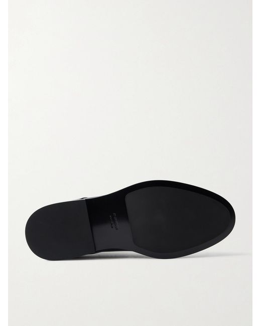 Jil Sander Black Leather Derby Shoes for men