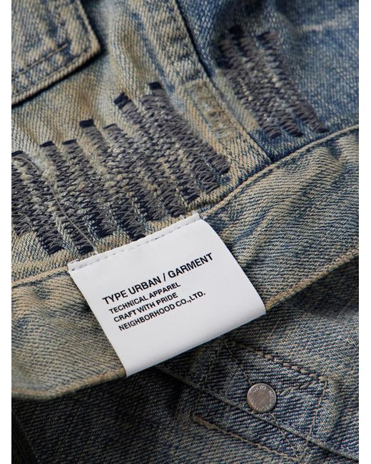 Neighborhood Blue Savage Type-1 Denim Jacket for men