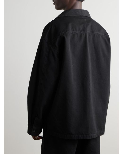Agolde Rhode Hemdjacke aus Baumwolle in Black für Herren