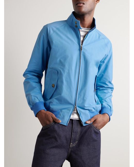 Baracuta Blue G9 Shell Harrington Jacket for men