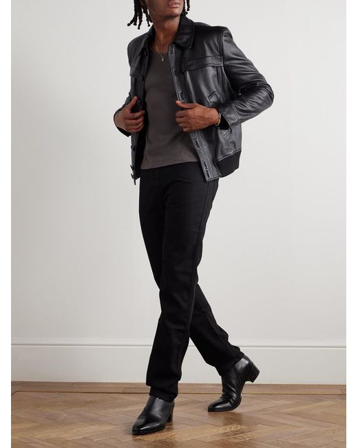 Balmain Black Straight-Leg Jeans for men
