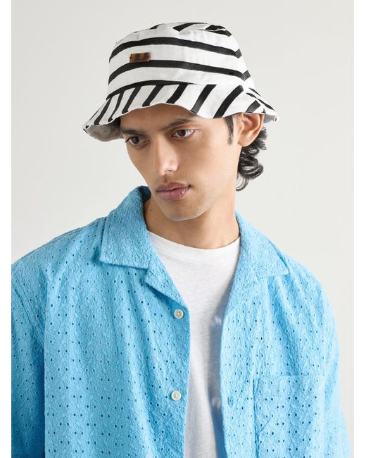 Striped beach hat sale