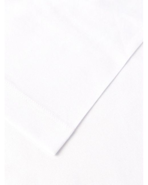 Dries Van Noten T-Shirt aus Baumwoll-Jersey in White für Herren