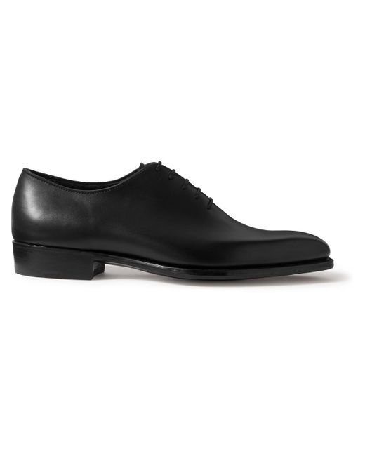 George Cleverley Merlin Leather Oxford Shoes in Black for Men | Lyst