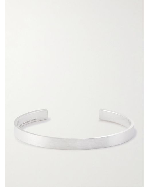 Le Gramme Natural 21g Recycled Sterling Silver Bracelet for men