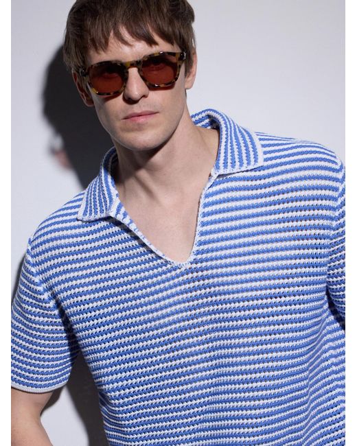 Orlebar Brown Pink The Davey Square-Frame Acetate Sunglasses for men