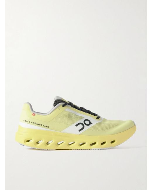 On Shoes Cloudsurfer Next Z5 Sneakers aus recyceltem Mesh mit Gummibesatz in Metallic für Herren