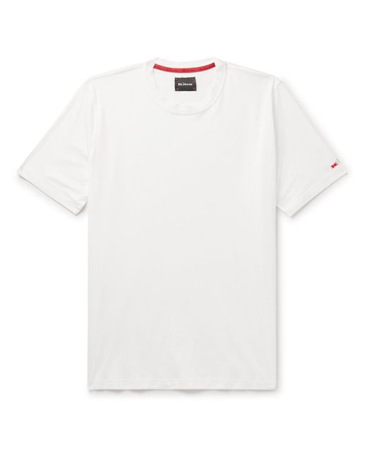 Kiton White Cotton-jersey T-shirt for men