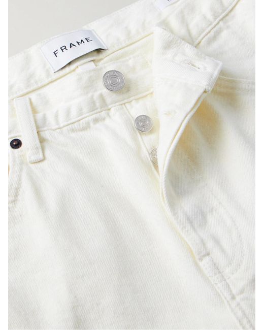 FRAME White Straight-Leg Jeans for men