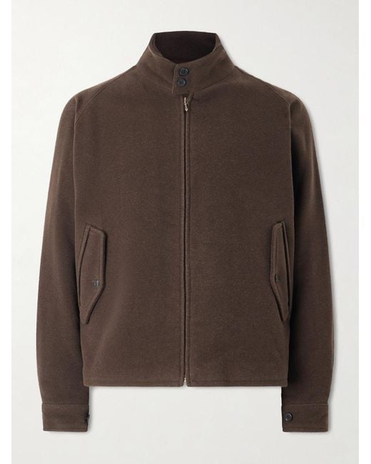 A.PRESSE Brown Wool for men