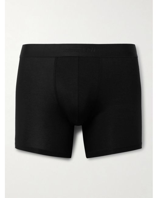 Boxer di Zimmerli of Switzerland in Black da Uomo