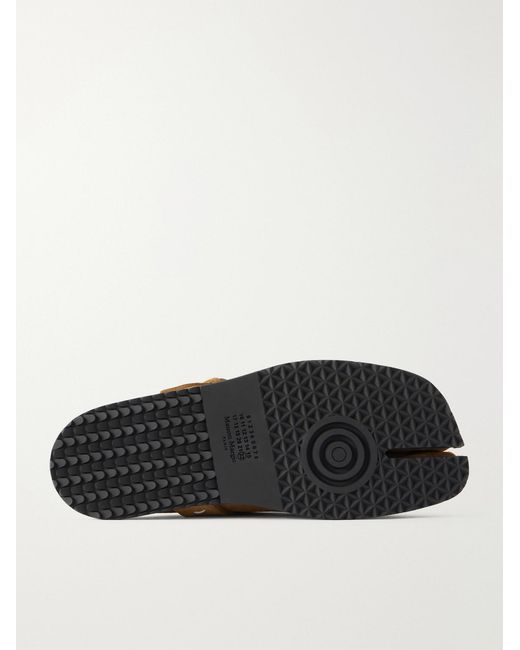 Maison Margiela Brown Tabi Daily Split-Toe Suede Sandals for men