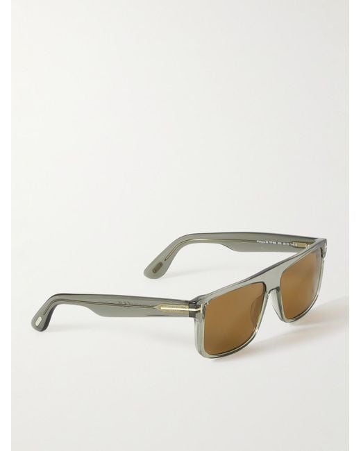 Tom Ford Gray Phillipe Square-frame Acetate Sunglasses for men