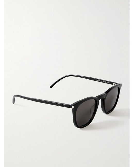 Saint Laurent Black D-Frame Recycled-Acetate Sunglasses for men