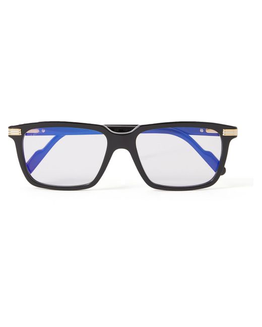Cartier Black Rectangular-frame Acetate Photochromic Sunglasses for men