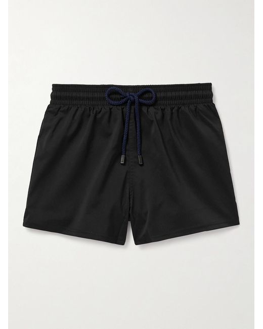 Vilebrequin Black Slim-Fit Short-Length Recycled Swim Shorts for men
