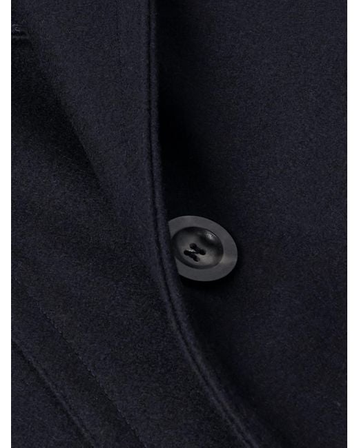 Private White V.c. Blue The Manchester Wool Peacoat for men