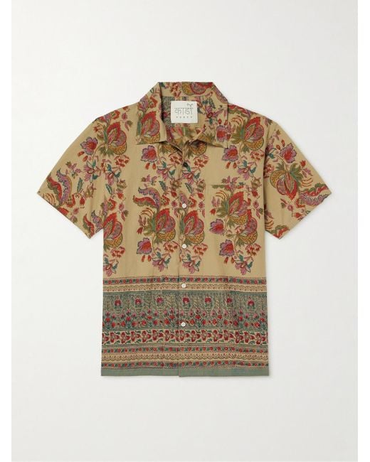 Camicia in cotone floreale Chintan di Kardo in Multicolor da Uomo