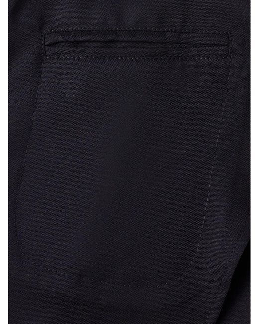 STÒFFA Blue Unstructured Wool Suit Jacket for men
