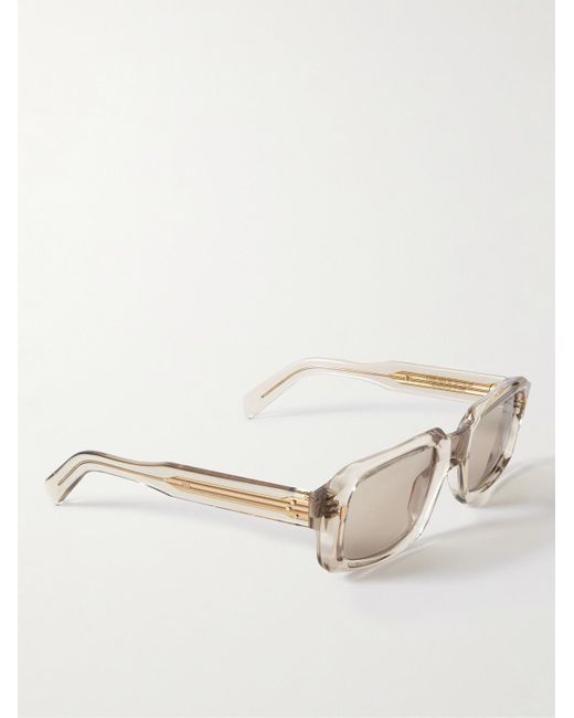Cutler & Gross Natural Rectangle-frame Acetate Sunglasses for men