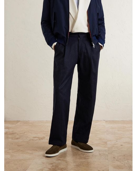 Church's White Peebles Suede Loafers for men