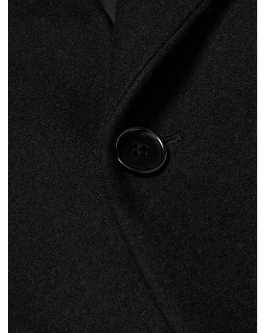 NN07 Black Austin 8225 Virgin Wool-Blend Coat for men